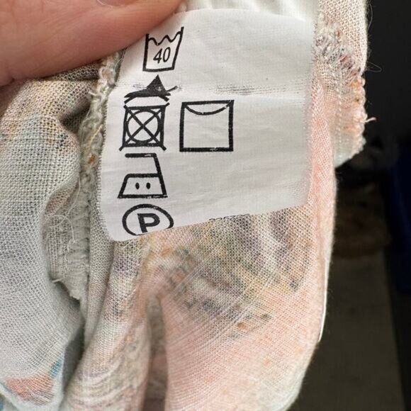 Farm Rio Aztec Tiered Ruffle Strappy Boho Beach Resort Sundress Womens Sz M - Picture 6 of 6